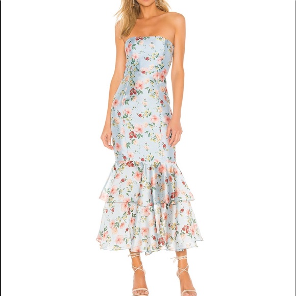 MAJORELLE Dresses & Skirts - Majorelle Belinda midi ruffle dress